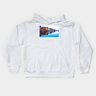 Trondheim waterfront, Norway Kids Hoodie